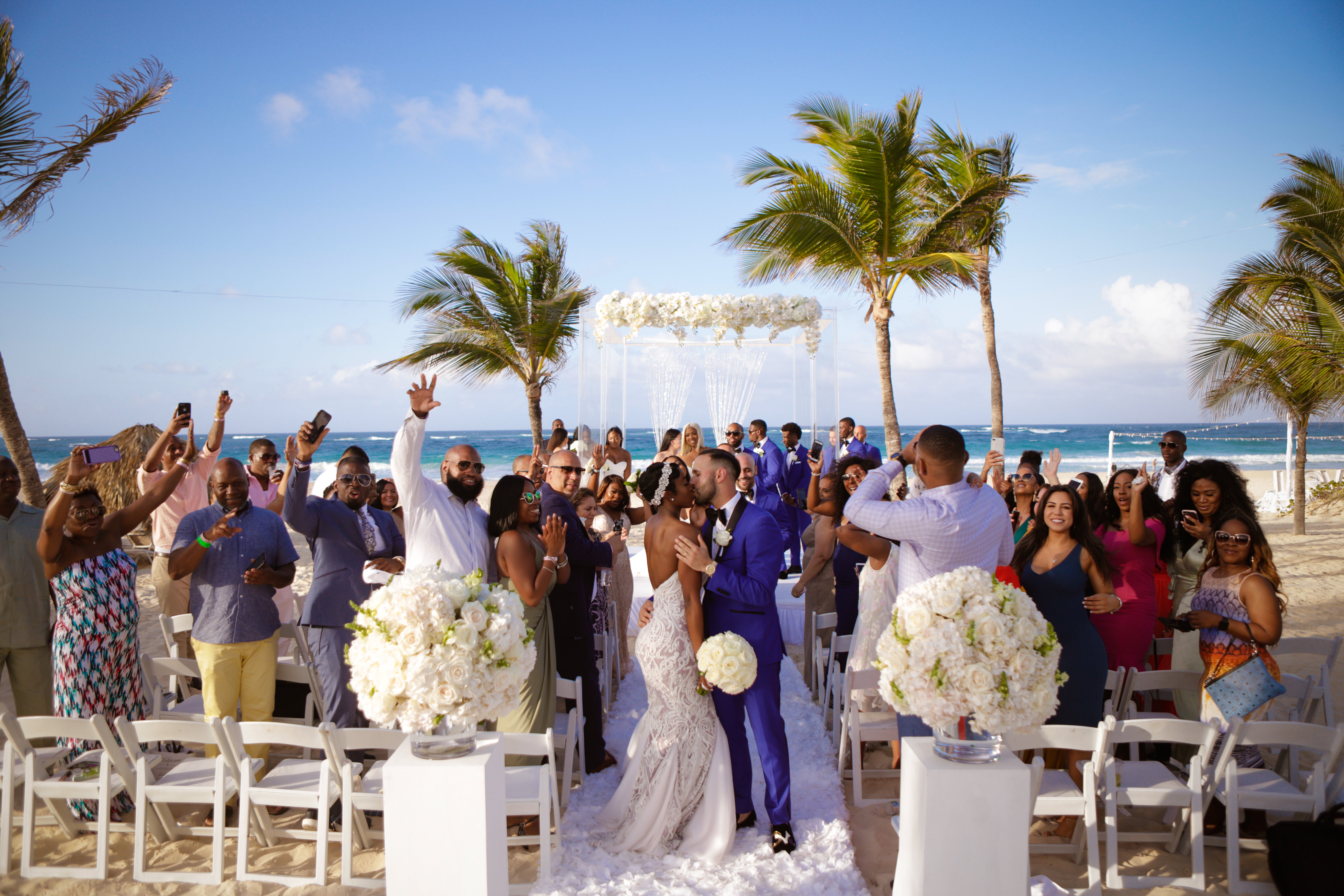 Bridal Bliss: Antonio And Alexis Brought Chic To The Beach For Their Gorgeous Wedding Day
